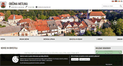 Desktop Screenshot of metlika.si